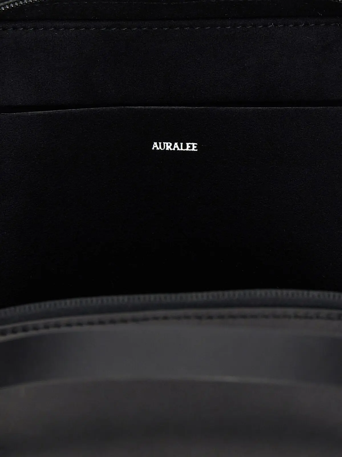 Міні-сумка Auralee Leather Small Travel Case Чорна 4 'Leather Small Travel Case' handbag 100% cow leather (Bos Taurus) AURALEE Black