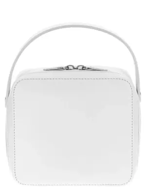 'Leather Small Travel Case' handbag AURALEE White