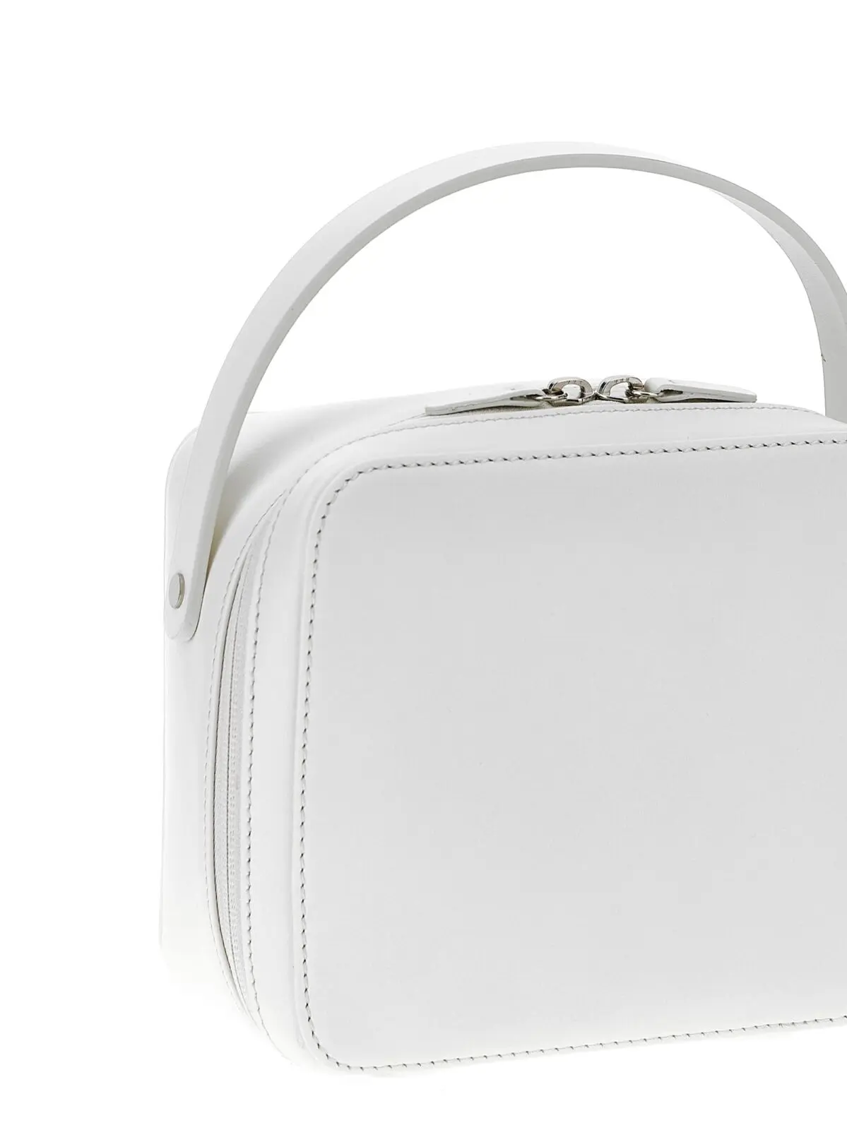 Міні-сумка Auralee Leather Small Travel Case Біла 3 'Leather Small Travel Case' handbag Woman AURALEE White