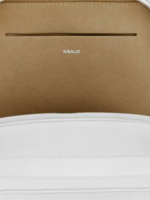 'Leather Small Travel Case' handbag 100% cow leather (Bos Taurus) AURALEE White