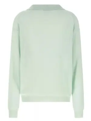 Silk cashmere sweater A25SP04SCWHITEGREEN AURALEE Green