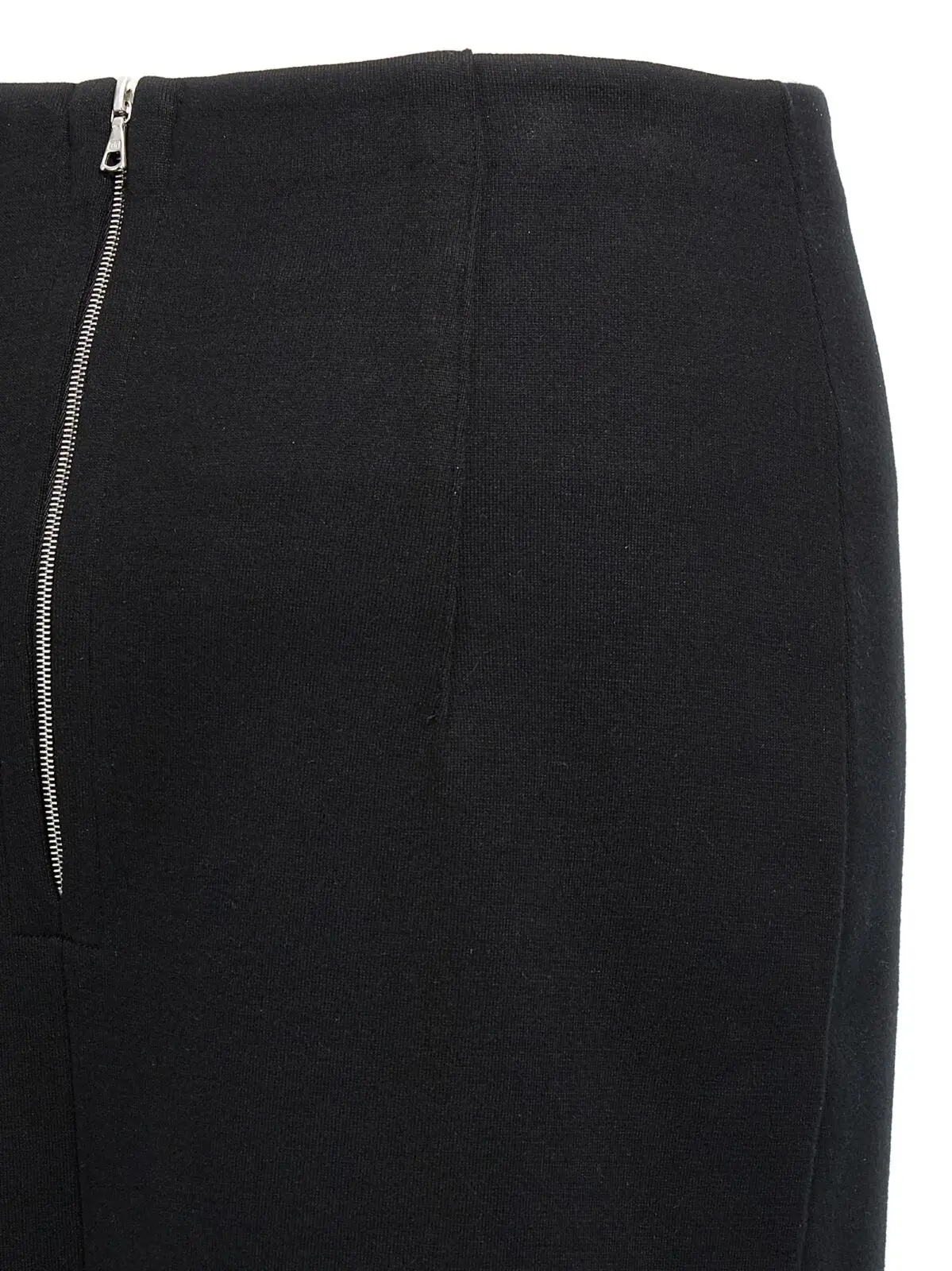 Спідниця з подвійного трикотажу Double face knit Auralee Чорна 4 Double face knit skirt 46% cotton 27% viscose 15% other 12% silk AURALEE Black