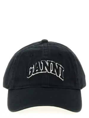 Canvas cap GANNI Black