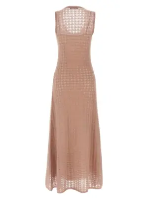 Crochet dress ABD215F150D5042197 FABIANA FILIPPI Pink