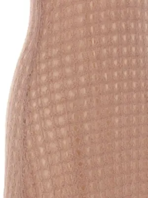 Crochet dress 65% wm 33% nylon 2% wv FABIANA FILIPPI Pink