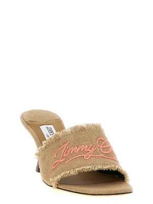 'Alexia' sandals ALEXIA70GURBALLETPINK JIMMY CHOO Beige