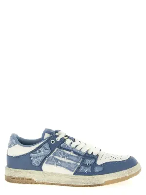 'Bandana Skel Top Low' sneakers AMIRI Blue