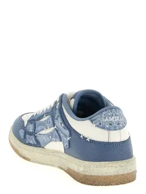 'Bandana Skel Top Low' sneakers Man AMIRI Blue