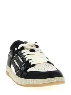 'Bandana Skel Top Low' sneakers AMFOSR1140BLACK AMIRI Black