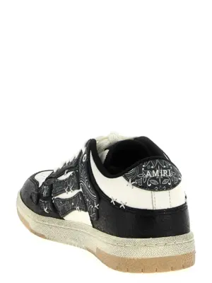 'Bandana Skel Top Low' sneakers Man AMIRI Black