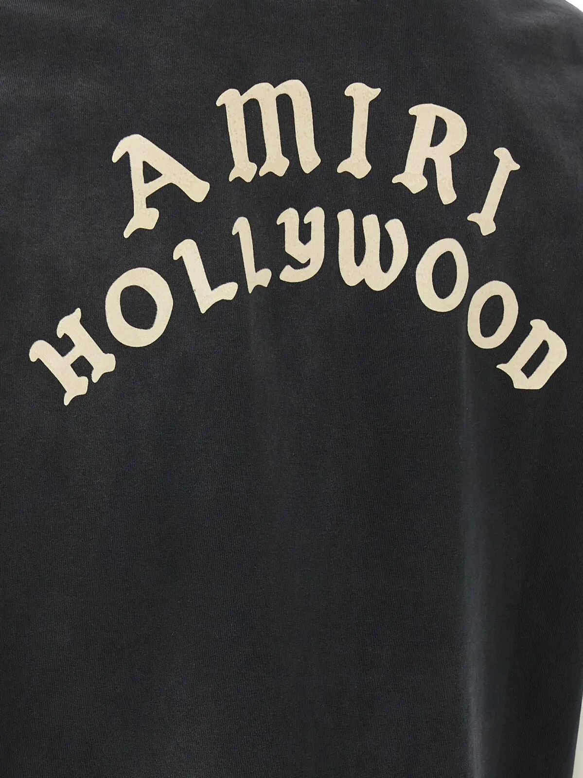 Футболка Amiri Amiri Hollywood Чорна 4 'Amiri Hollywood' T-shirt 100% cotton AMIRI Black