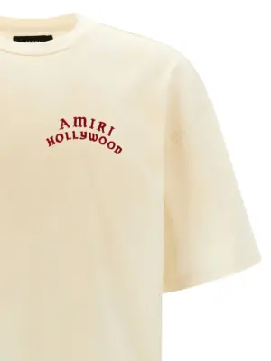 'Amiri Hollywood' T-shirt Man AMIRI Beige