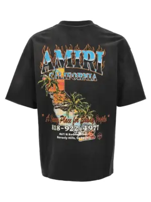 'Sunny Place Tee' T-shirt AMJYTE1210BLACK AMIRI Black
