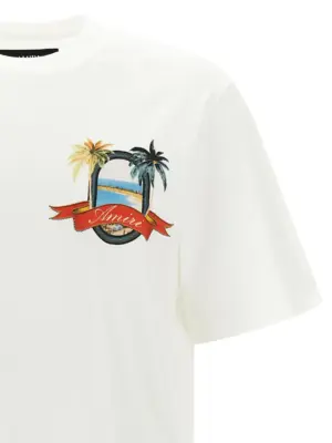 'Ma Paradise' T-shirt Man AMIRI White