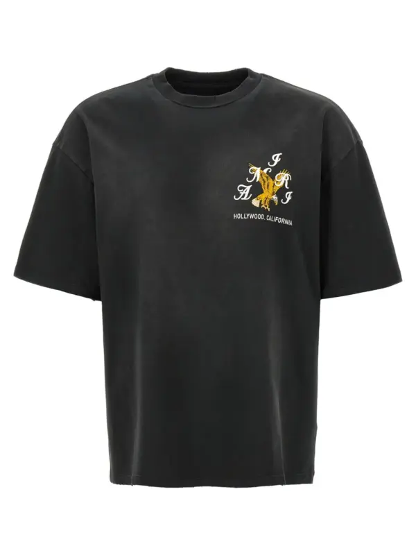 'Crystal Eagle Tee' T-shirt AMIRI Black