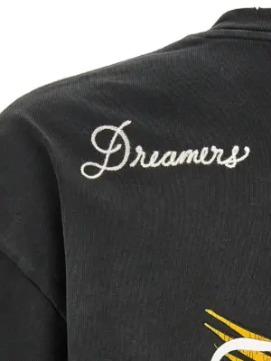 'Crystal Eagle Tee' T-shirt 100% cotton AMIRI Black