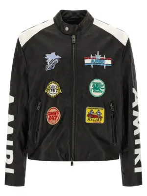 'Amiri Patch Racer' jacket AMIRI Black