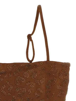 'Athena' bikini top Woman MC2 SAINT BARTH Brown