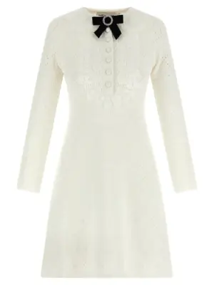 Lace dress SELF PORTRAIT White
