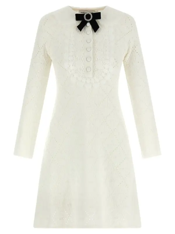 Lace dress SELF PORTRAIT White