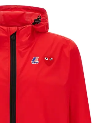 Comme Des Garçons Play x K-Way Jacket Unisex COMME DES GARÇONS PLAY Red