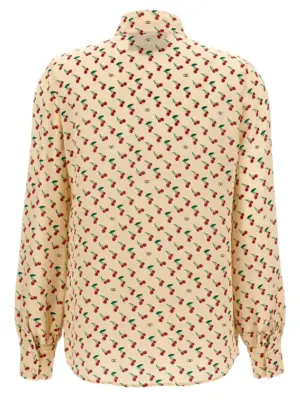 Valentino Garavani 'Cherryfic' shirt B3AB7U09M9CRF VALENTINO GARAVANI Beige