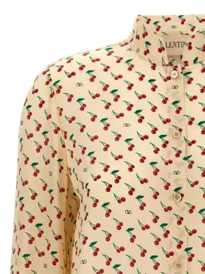 Valentino Garavani 'Cherryfic' shirt Woman VALENTINO GARAVANI Beige