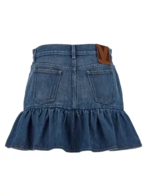 Denim skirt B3DD20L9KH558 VALENTINO GARAVANI Light Blue
