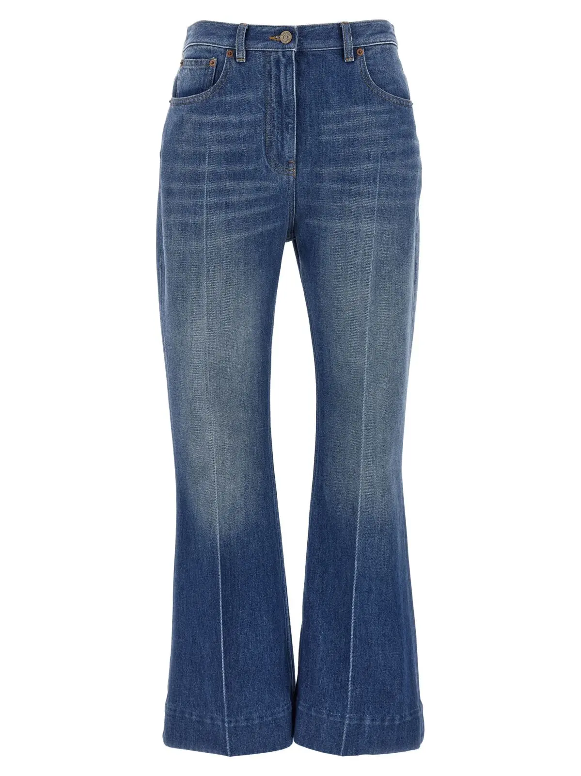 Джинси Valentino Garavani Flared Блакитні 1 Flared jeans VALENTINO GARAVANI Light Blue
