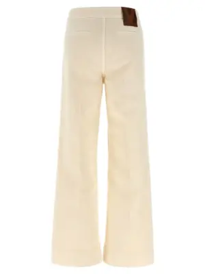 Valentino Garavani 'V' detail jeans B3DD21J9HLA03 VALENTINO GARAVANI White