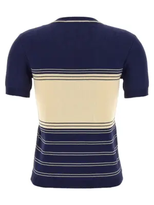 Valentino Garavani 'Chez Valentino' T-shirt B3KC65C9EMDSV VALENTINO GARAVANI Blue