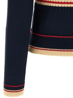 Valentino Garavani 'Chez Valentino' Jersey 100% cotton VALENTINO GARAVANI Blue