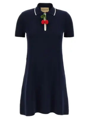 Valentino Garavani 'Cherryfic' dress VALENTINO GARAVANI Blue