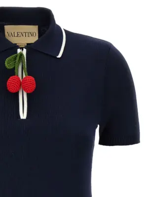Valentino Garavani 'Cherryfic' dress Woman VALENTINO GARAVANI Blue