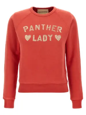Valentino Garavani 'Panther Lady' sweatshirt VALENTINO GARAVANI Red