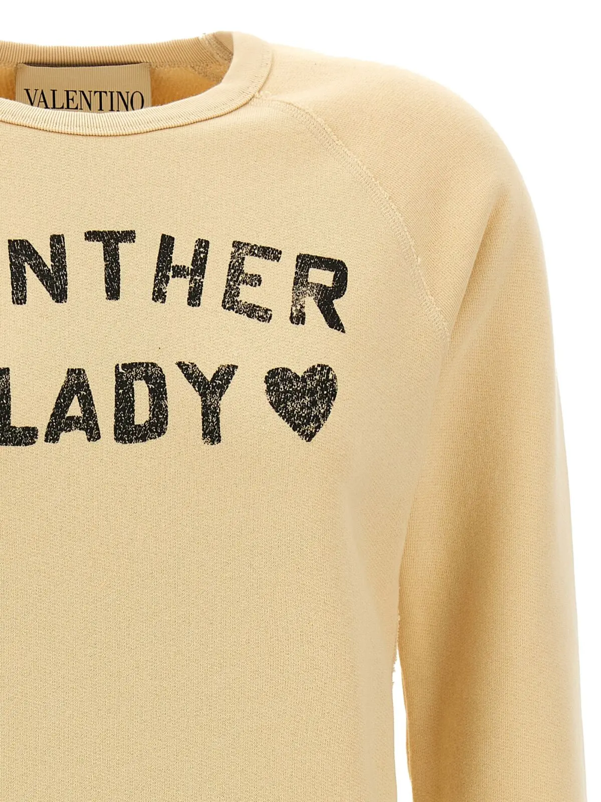 Світшот Valentino Garavani Panther Lady Бежевий 3 Valentino Garavani 'Panther Lady' sweatshirt Woman VALENTINO GARAVANI Beige