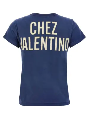 Valentino Garavani 'Panther Lady' T-shirt B3MG24Y9GLAKP VALENTINO GARAVANI Blue