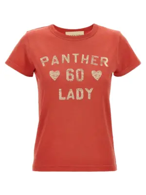 Valentino Garavani 'Panther Lady' T-shirt VALENTINO GARAVANI Red