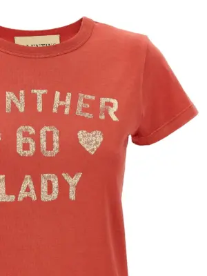Valentino Garavani 'Panther Lady' T-shirt Woman VALENTINO GARAVANI Red