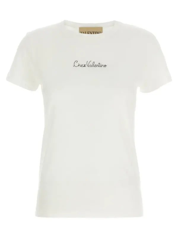 Valentino Garavani 'Chez Valentino' T-shirt VALENTINO GARAVANI White