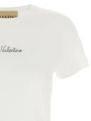 Valentino Garavani 'Chez Valentino' T-shirt Woman VALENTINO GARAVANI White