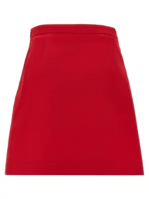 Valentino Garavani Crepe Couture skirt B3RACM21CFR9M VALENTINO GARAVANI Red