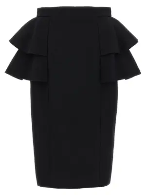Valentino Garavani Crepe Couture skirt VALENTINO GARAVANI Black