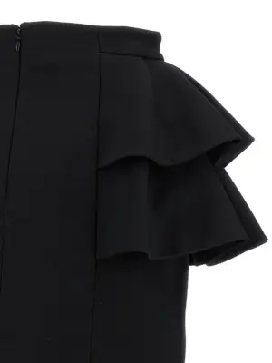 Valentino Garavani Crepe Couture skirt 65% virgin wool 35% silk VALENTINO GARAVANI Black