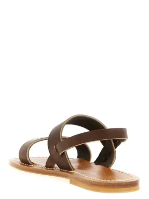 'Barigoule' sandals Man K.JACQUES SAINT TROPEZ Brown
