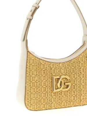 Crochet shoulder bag Woman DOLCE & GABBANA Beige