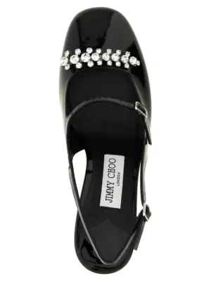 'Belinda' slingback 82% lh 5% sa 5% pl 5% me 3% cr JIMMY CHOO Black