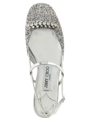 'Belinda' slingback 72% te 10% lh 5% sa 5% pl 5% me 3% cr JIMMY CHOO Silver
