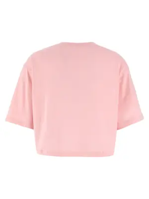 Logo crop T-shirt BF1EE020BB02OHV BALMAIN Pink