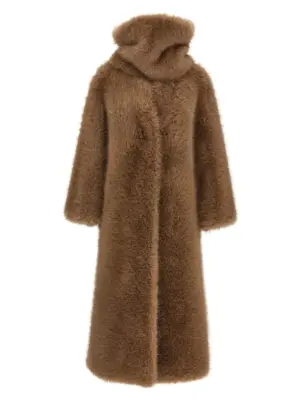 'Biscuit' eco fur B&B COUTURE Brown